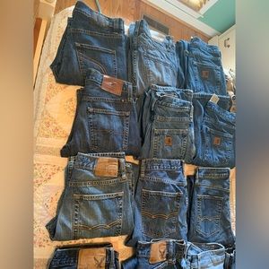 Jeans (slim and boot cut) cargo shorts size 28x30
